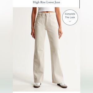 Abercrombie HIGH RISE LOOSE JEANS